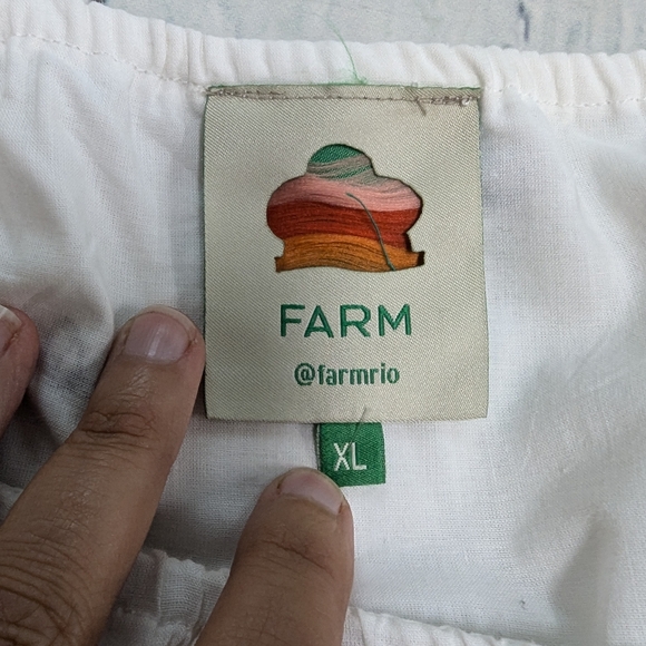 Farm Rio embroiderd crop top. Size xL - Picture 5 of 7